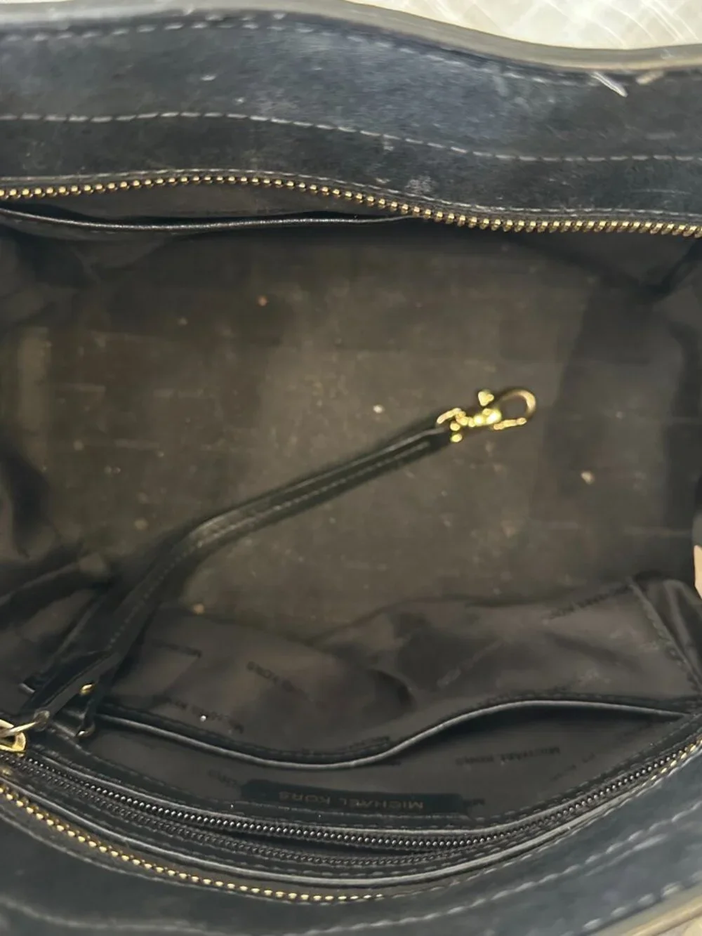 Michael Kors Hamilton Leopard Calf Hair Satchel